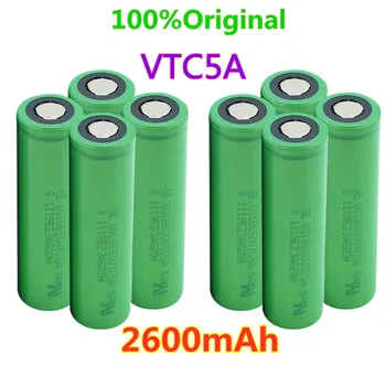 Vysoko Mozgov VTC5A 18650 batéria Li-ion Lithium Batéria s vysokou Kapacitou 2600mAh Pre Baterku svetlometu Sony batérie