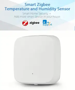 Zigbee Inteligentný Regulátor Teploty Vlhkosti Detektor Radič EWelink Smart Home Teplota A Vlhkosť, Senzor