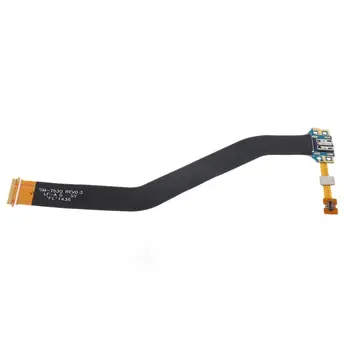 Chvost Drôt Port USB Konektor Nabíjania Konektor Dock Zásuvka Jack Flex Kábel pre Samsung Galaxy Tab 4 10.1 T530 SM-T530 T531 T535