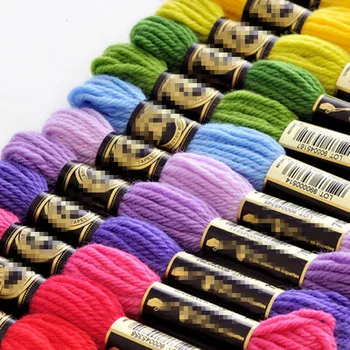 Podobné DMC Vlny, Cross Stitch Ručné výšivky vlákno koberca threadCommon farby 390 farby