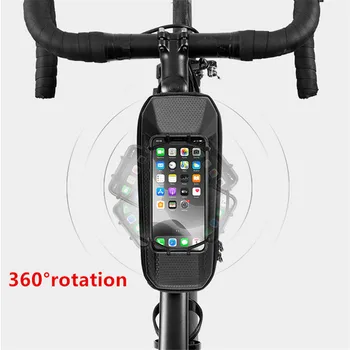 1Pc Multifunkčné Cyklistické tašky S Držiaka Telefónu, Predný Rám, Top Tube Taška Nepremokavé MTB Bike Taška Cyklistické Príslušenstvo