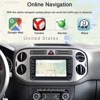 2 Din Android autorádia Volkswagen multimediálny prehrávač s GPS navigácie stereo,Bluetooth,golf,Passat,Touran,Polo,Jetta,Škoda