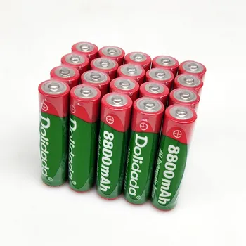 Dolidada Nové batérie veľkosti AAA 1,5 V 8800mAh nabíjateľné batérie pre Diaľkové Ovládanie Hračka svetla Batérie+1pcs 4-článková batéria, nabíjačka