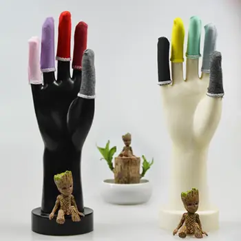 Multicolor Bavlny Prst Nastaviť Len Prst Ochranu Anti-slip Prst Sady Práce Poistenia Prst Postieľky