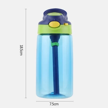 500 ml Vonkajšie Deti Športové Fľaše BPA, Deti Moje Vody Šťava Fľašu S slamy Zdravý Život Turistika Horolezectvo Fľaša na Vodu