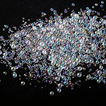 30 g/Balenie Mix Bubble bobble Korálky Crystal Epoxidové Živice Formy Výplň Nail Art Decoration DIY Šperky, Takže Vyplnenie Nástroje Perličiek Remeslá