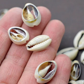 50 Ks 1.5/2cm, napr. Malé Rez Pláž, More Prírodné Shell Conch Korálky Cowry Cowrie Tribal Šperky DIY Plavidlá Príslušenstvo