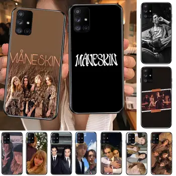 Maneskin Telefón Prípade obal Pre Samsung Galaxy A50 A51 A20 A71 A70 A40 A30 A31 A80 E 5G S Black Shell Art Bunka Cove.