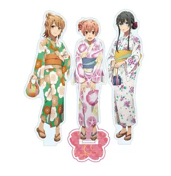 Anime Môj Dospievajúci Romantická Komédia SNAFU Yukinoshita Yukino Yuigahama Yui Kimono Série Stojan Model Doska Plochy Dekor Hračka Cosplay