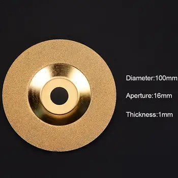 100 mm, Diamantových Brúsnych Diskov pílového Kotúča Dvojité Bočné Sklo Keramické Diamond pílového Kotúča Pre Rezanie uhlovú Brúsku Rotačný Nástroj