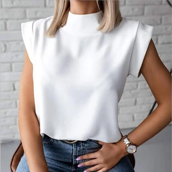 Letné Krátke Sleeve T Shirt Ženy Tee Tričko Femme O Bežné Krku Top Slim Tričká Topy 2021 Tees Móda