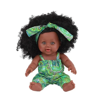 Africký Američan Reborn Bábiky Simulácia Black Full Smalt Baby Doll Dievča Hračky Realisticky Hrať Bábiky Zábava Deti, Hračka Pre Deti, Darčeky