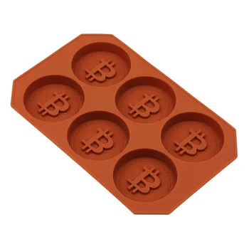 Nové Bitcoin Dizajn Silikónové Formy na Ľadové Kocky Zásobník DIY Čokoládové Cookies, Sušienky Pečenie Forma na Ľadové Kocky Maker Kuchyňa Ice Cream Tvorcovia