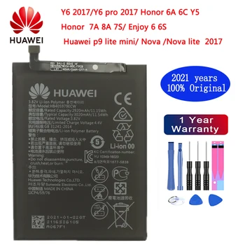 2021 rokov 3020mAh HB405979ECW Batériu Pre Huawei Y5 Lite / Y5 Prime 2018 5.45