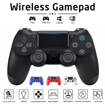 PS4 ovládač Bezdrôtový Herný ovládač Pre Sony Radič Bluetooth Vibrácií Gamepad Pre Konzoly PS4