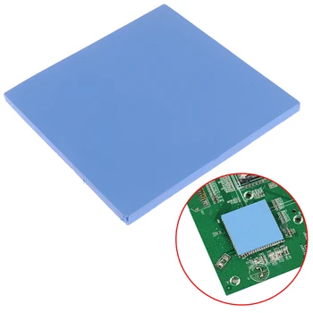 100*100*5mm Hrubé Modré CPU Chladič Tepelne Vodivé Silikónové Podložky