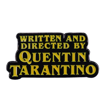 Písomné A Réžia Quentin Tarantino Grafické Pulp Fiction Pin