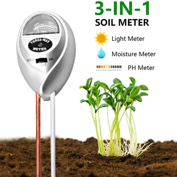 5-v-1 Digitálny PH Meter Vlhkosti Meter hodnotách PH Teplota Slnečnom svite Vlhkosť Tester Záhrada Farmy Rastlín, Sejba