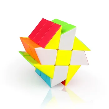 Qiyi 3x3 Fisher veterný Mlyn Osi Magic Cube Puzzle Rýchlosť Cubo magico mofangge XMD Profesionálne Vzdelávacie Hračky pre Deti,