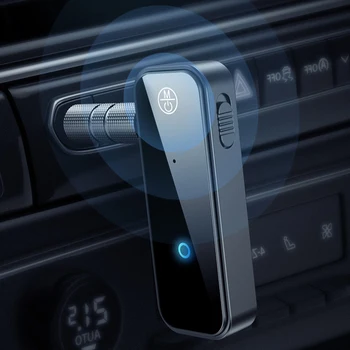 Bezdrôtový Bluetooth 5.0 Hudby Prijímač Audio 3,5 mm Streaming Auto Vysielač, Prijímač pre Slúchadlá, AUX Adaptér Mic Handfree Auto PC