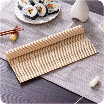 5 ks 24 cm Výrobu sushi nástroje sushi bambusová opona zabalené ryža bamboo Sushi Roll Roll Bambusové rohože