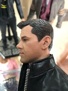 Vlastné 1/6 Muž Matt Damon Hlavu Sculpt Model Tmavé Farebné Kože Pre HT Tela