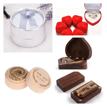 Účtovné Prípady Mini Roztomilý Krúžok Box Pre Krúžky Hot Predaj Display Box Šperky Obaly