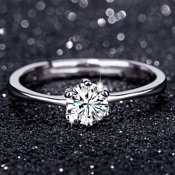 Šperky 925 Sterling Silver Moissanite prstene Pre Ženy retro Zapojenie Pár snubný Prsteň Šperk nastavuje zodpovedajúce pre páry