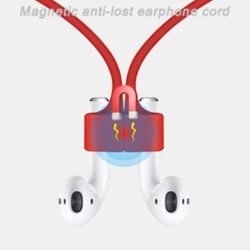 Anti Stratil Popruh Magnetické String Lano Pre AirPods Pro Popruh, Mäkké Silikónové Headset Krku Visí Lano Pre AirPods