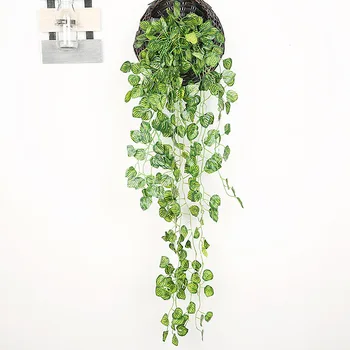 90 cm Umelé Rastliny, Dekorácie Ivy Leaf Garland Rastliny Svadby, Narodeniny, Party Dekorácie Domov Stenu, Dekorácie, Doplnky