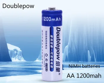 Doublrpow Nové 1.2 V 1200 mah AA dobíjateľné batérie AA batérie, diaľkové ovládanie, myš, hračky AA nikel-kadmiové batérie