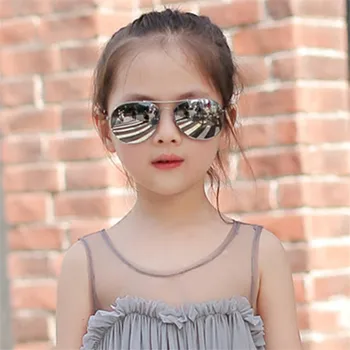 Dizajn značky Módnych Chlapci slnečné Okuliare Deti Piolt Štýl Detí Slnečné Okuliare Pre Dievčatá Ochranu proti UV žiareniu Okuliare Oculos Gafas
