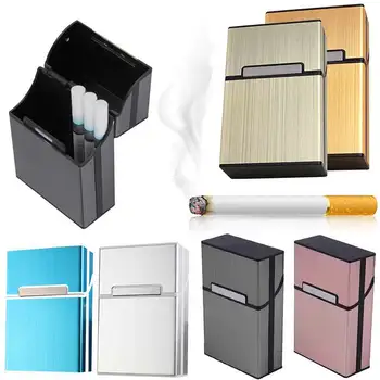 Ľahké Hliníkové Cigary, Cigaretový Prípade Tabakových Držiteľ Vrecko Box Úložný Kontajner NIN668