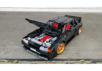 2021 Technológia Stavebné Bloky MOC Nissan Auto Ares R32GTR Športové Auto Statické Umiestnenie Zmontované Toy Model Chlapec Darček k Narodeninám