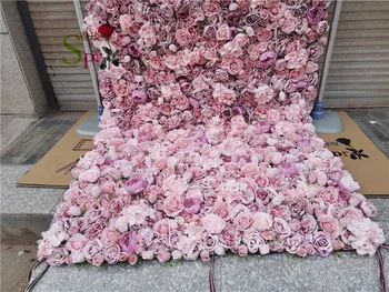 SPR lacné umelého hodvábu kvetov stenu svadobné pozadia pre svadobné dekorácie
