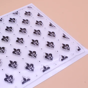 JASNÉ ZNÁMKY Tlačené Tapety Kachľové Pozadí Scrapbooking Ručné Karty Album Paper Craft Gumy Transparentný Silikónový Pečiatka