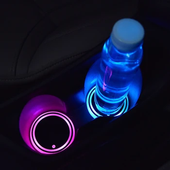 Auto Držiak LED Svetlo Mat Univerzálne Farby Piť Dráha Interiéru Vozidla Atmosféru Svetla Auto LED Svetelná Dráha Vody