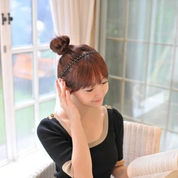 Kórejský vlasových doplnkov pánskej a dámskej módy kovové čierna vlna, vlasy kapely čelenka 2 yuan obchod príslušenstvo