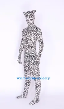 Nové farby Halloween cosplay kostým zvierat leopard pančuchové nohavice jumpsuit plný Kombinézu Zentai Vyhovuje Fantázie