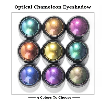 Optické Chameleon Eyeshadow Diamond Gloss Lesklé, Vysoko Lesklé Mono Eyeshadow
