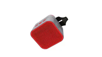 Prenosné vonkajšie 5 vodotesný a prachotesný mini square audio bezdrôtové Bluetooth reproduktor, FM stereo 5colors