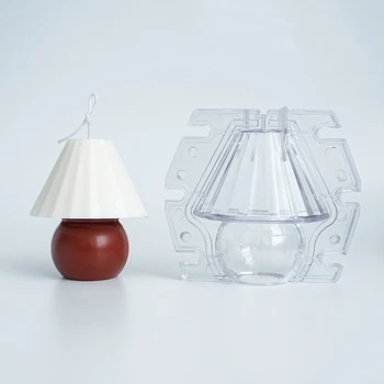 Mini Stolný Lampa Tvar Sviečka, Plesní, Ručné Plastové Aromaterapia Sviečka Tvorby Plesní Náradie DIY Domáce Dekorácie