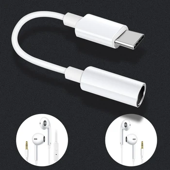 Audio kábel Typu C 3.5 Jack Slúchadlá Kábel USB C do 3,5 mm Slúchadlá Adaptér Pre Xiao Huawei P10 P20 P30 pro Mate 10 Pro 20 30