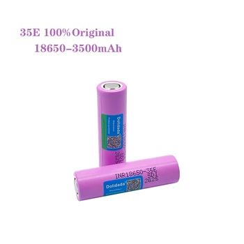 Originálne Pre dolidadad 18650 3500mAh 20A vypúšťanie INR18650 35E 18650 batéria Li-ion 3,7 v rechargable Batérie