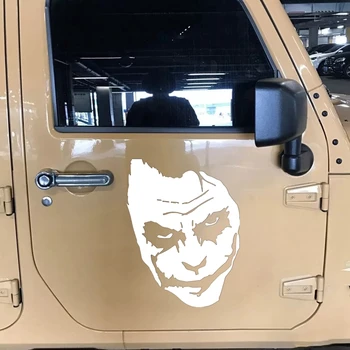 Joker auto nálepky, auto odtlačkový nepremokavé nálepky na zadný nárazník okno vinyl vysekávané č pozadí 15x20cm