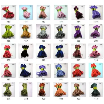 10 kusov cross stitch vlákna / cross stitch vyšívacie nite / Custom vlákna, farby všetky 447 farba zásob NO2
