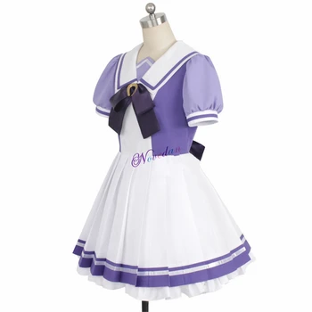 Anime Uma Musume Celkom Derby Cosplay Kostým Toukai Teiou Školskú Uniformu Zlato Loď Špeciálne Týždeň Cosplay Lolita Námorník Šaty