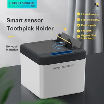 Elektrické Špáradlo Držiteľ Tvorivé Inteligentný Automatický Senzor Špáradlo Úložný Box Reštaurácia Hotel Rodiny Smart Gadgets