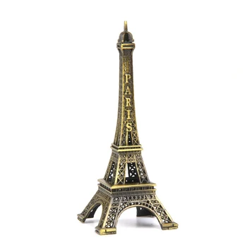 Kovové Eiffel Paris Veža, Socha Kovové Mini Dekoratívne Paríž Figúrka Replika Stojan, Držiak pre Dekorácie-Mosadz DIY Príslušenstvo