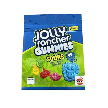 100ks Nový 3 Dizajn Jolly Kyslé Tašky Jolly Rancher Smacker Gummies Medibles Candy Prázdne Mylar Tašky(Len Balenie Žiadne Jedlo)